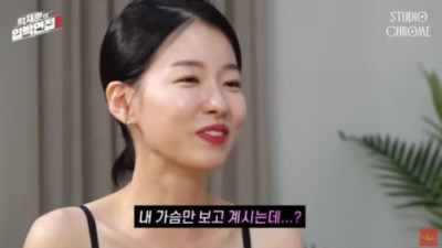 “내 가슴만 보고 있다” 이시아 ‘스타 여신’의 돌직구에 탁재훈이 다급히 남긴 해명