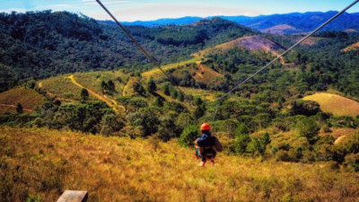 스릴과 자연 그리고 문화! 정선 병방치 짚와이어 하늘을 나는 스릴 만점 액티비티