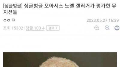   				오아시스 노엘 갤러거의 타 뮤지션 평가			