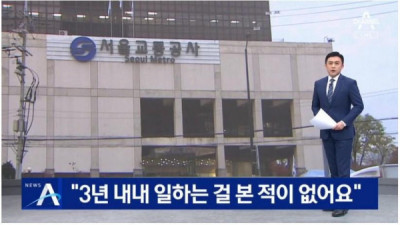   				서울교통공사 노조 간부 워라밸 수준			