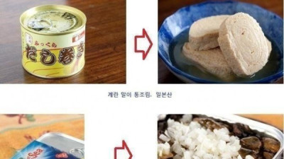   				세계 각국의 통조림 종류			