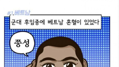   				한국군에 입대한 베트남 혼혈			