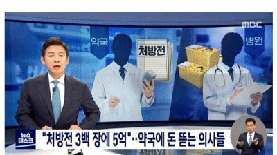   				약국에 돈 뜯는 의사들			