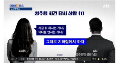   				지하철에서 여자 엉덩이 웅켜쥐고 성추행한 남자 충격 반전			