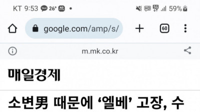   				엘베남 300만원 사진 공개			