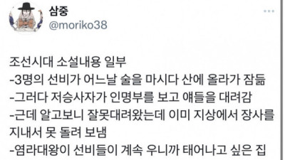   				괴력난신을 부정하는 조선시대 이세계 환생물			