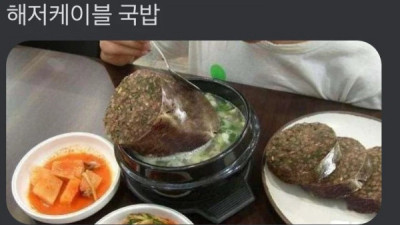   				선넘은 해저 케이블 국밥			