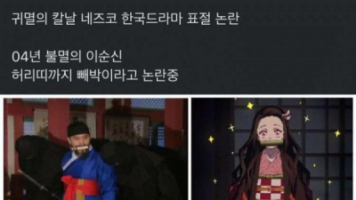   				귀멸의 칼날 네즈코 표절			