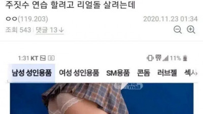   				ㅇㅎ) 쥬지수 연습하려고 리얼돌 사려는데			