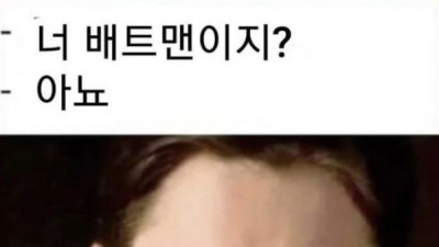   				너 배트맨이지?			