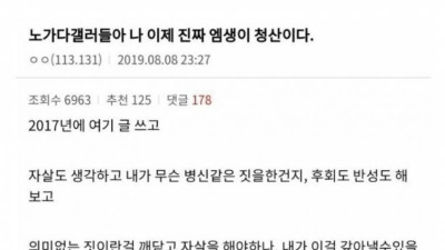 노가다로 3년 만에 1억 갚은 디씨인