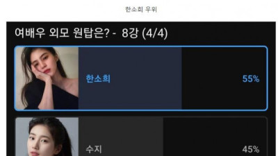   				어느 유튜버가 설문조사한 한소희 vs 수지			