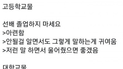   				장소에 따라 달리 보이는 대사			