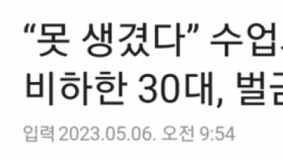   				여중생 외모 비하한 30대 교사 벌금형			