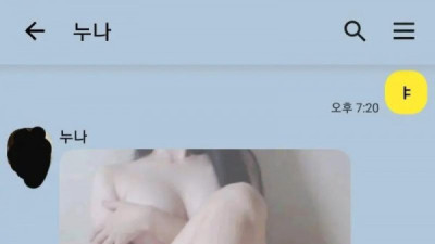   				톡 잘못보낸 누나 대참사..			