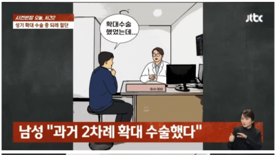 꽈추 확대 수술사고