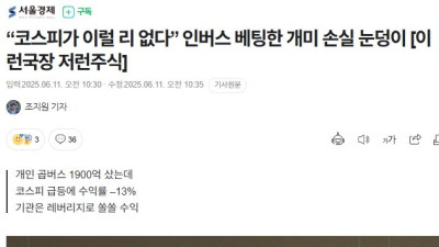 “코스피가 이럴 리 없다” 인버스 베팅한 개미 손실 눈덩이