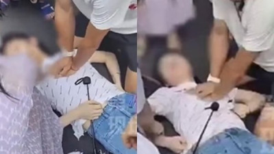 쓰러진 女 심폐소생술로 살린 의대 男교수 ‘황당 논란’