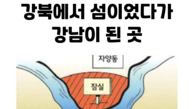 [정보] 	        석촌호수가 생긴 과정.