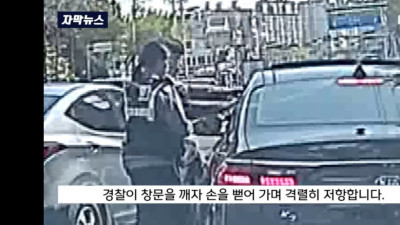 오늘자 음주운전 조폭보다 가만히 있는 여경 논란