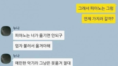 하늘 나라간 조카의 피아노