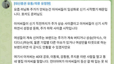 증권가 분석 : 러닝화 브랜드 주가가 떨어지는 원인