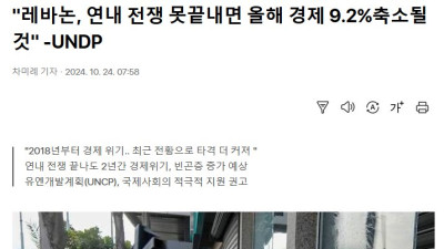 충격적인 중동 국가들 현재 상황ㄷㄷ