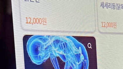 어느 덮밥집 키오스크