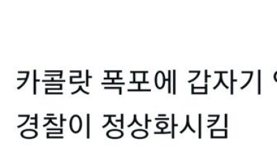 인도 경찰이 갑자기 몰린 인파를 통제하는 방법 