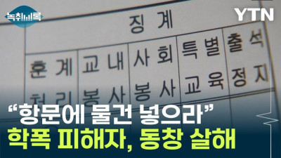 한국에서 있었던 학폭 피해자가 가해자 찔러죽인 사건 