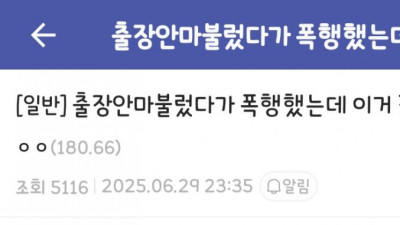 디시 징역 갤러리 출장안마 후기