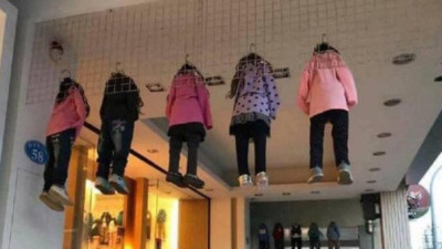 주의) 소름끼치는 대만 아동복 매장